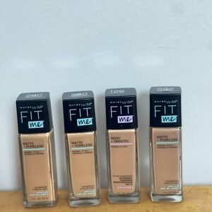 Maybelline Fit Me Foundation - Matte + Poreless and Dewy Smooth